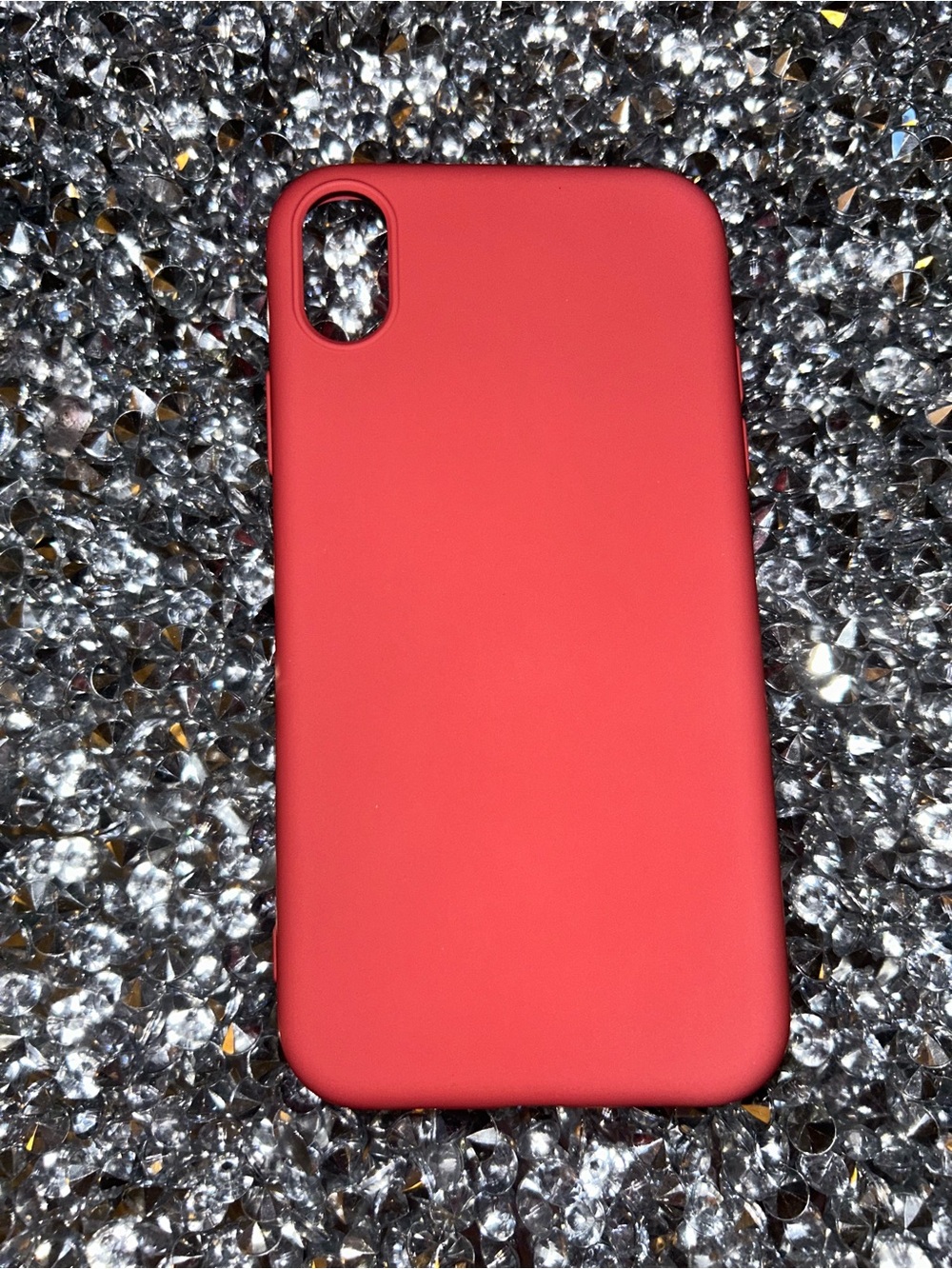 iPhone XR Red Silicone Phone Case for iPhone - Brand